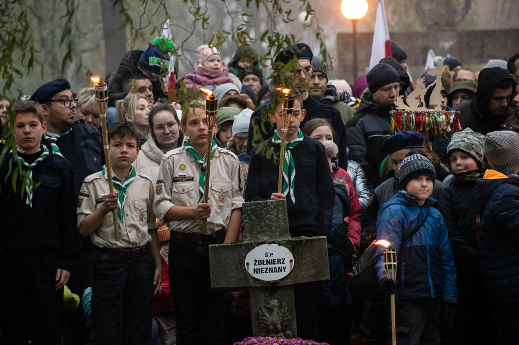 Bielsko-Biała upamiętniło rocznicę odzyskania niepodległości