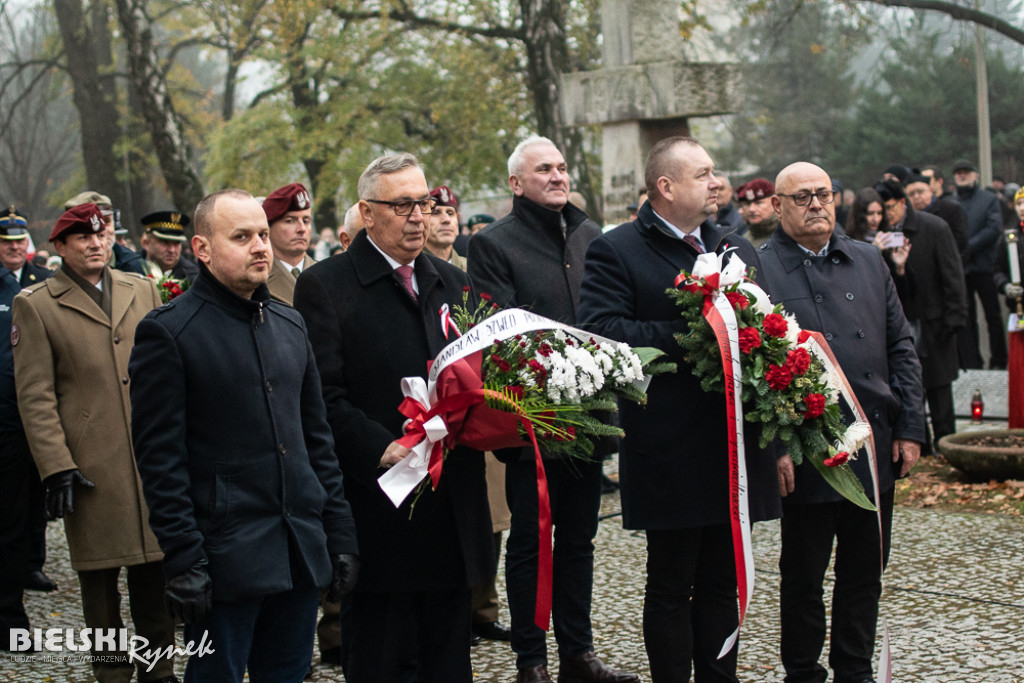 Bielsko-Biała upamiętniło rocznicę odzyskania niepodległości