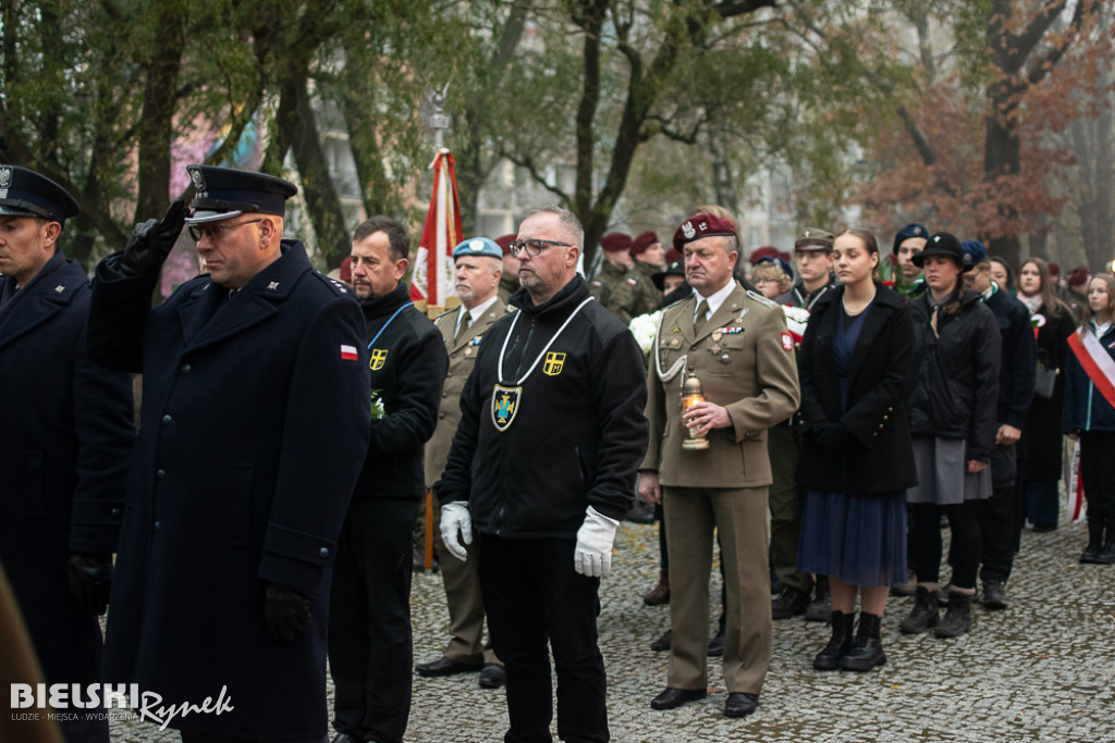 Bielsko-Biała upamiętniło rocznicę odzyskania niepodległości