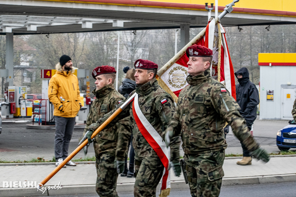 Bielsko-Biała upamiętniło rocznicę odzyskania niepodległości