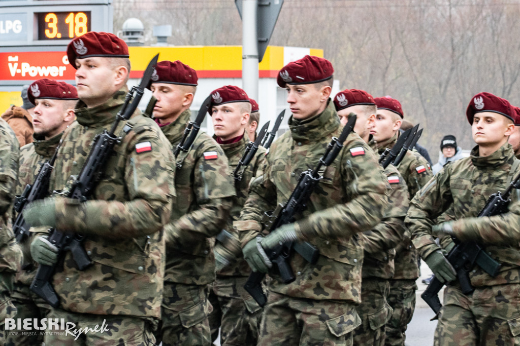 Bielsko-Biała upamiętniło rocznicę odzyskania niepodległości