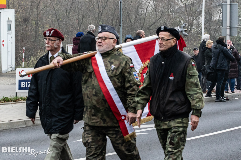 Bielsko-Biała upamiętniło rocznicę odzyskania niepodległości