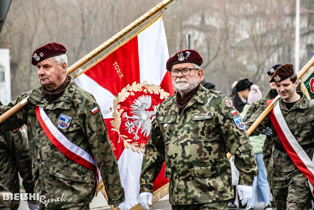 Bielsko-Biała upamiętniło rocznicę odzyskania niepodległości