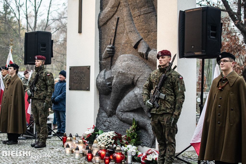 Bielsko-Biała upamiętniło rocznicę odzyskania niepodległości