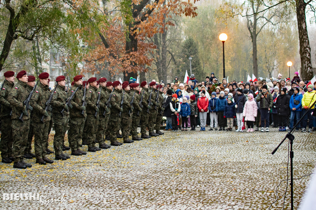 Bielsko-Biała upamiętniło rocznicę odzyskania niepodległości