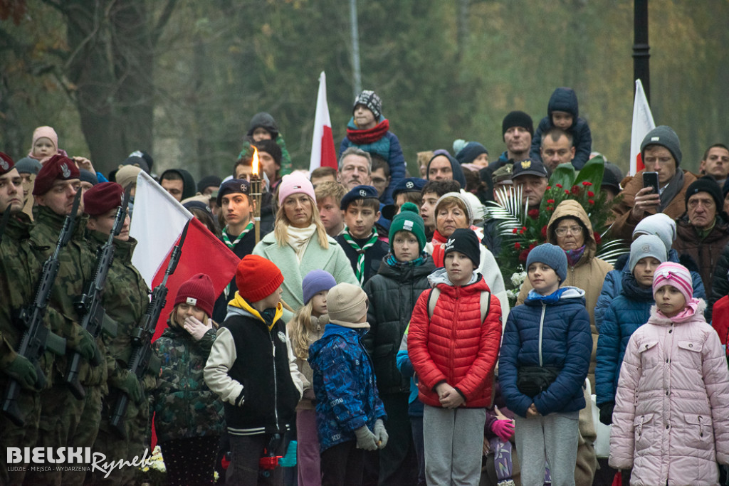 Bielsko-Biała upamiętniło rocznicę odzyskania niepodległości