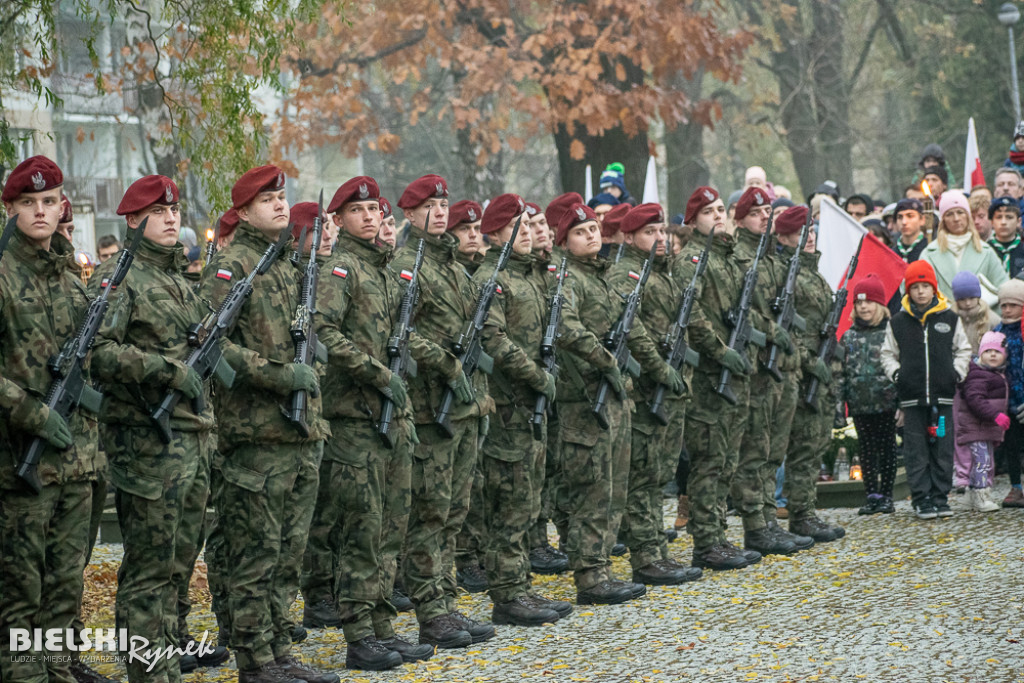 Bielsko-Biała upamiętniło rocznicę odzyskania niepodległości