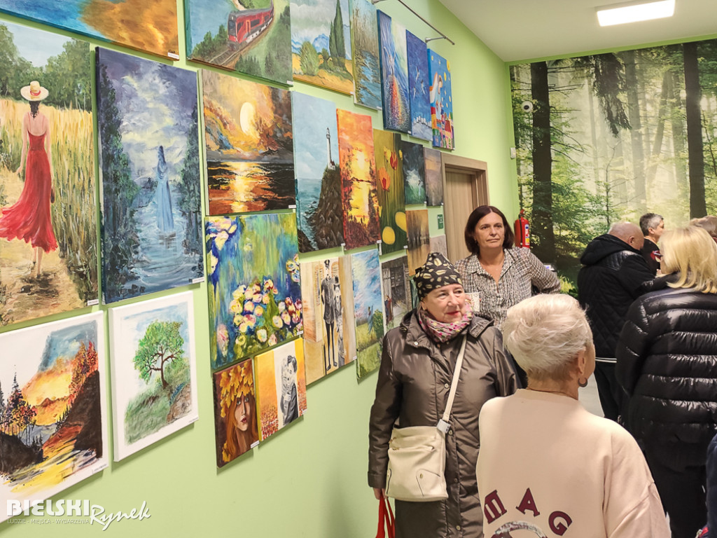 Debiut grupy malarskiej MOZAIKA w Centrum Seniora