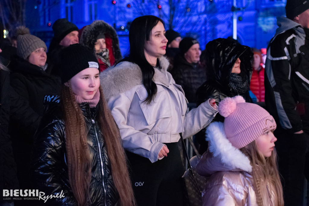 Sylwester w Bielsku-Białej. Nowy Rok powitany na placu Wojska Polskiego