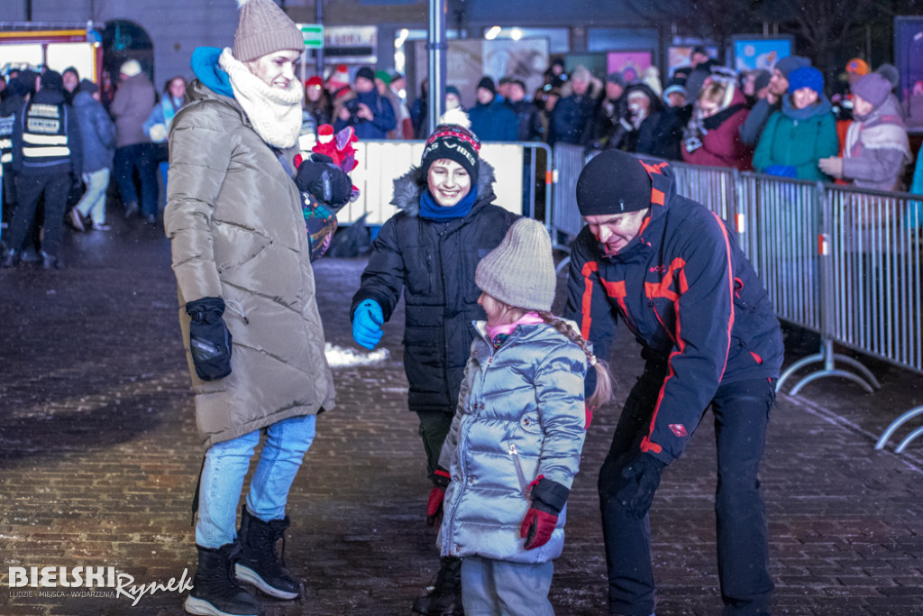 Sylwester w Bielsku-Białej. Nowy Rok powitany na placu Wojska Polskiego