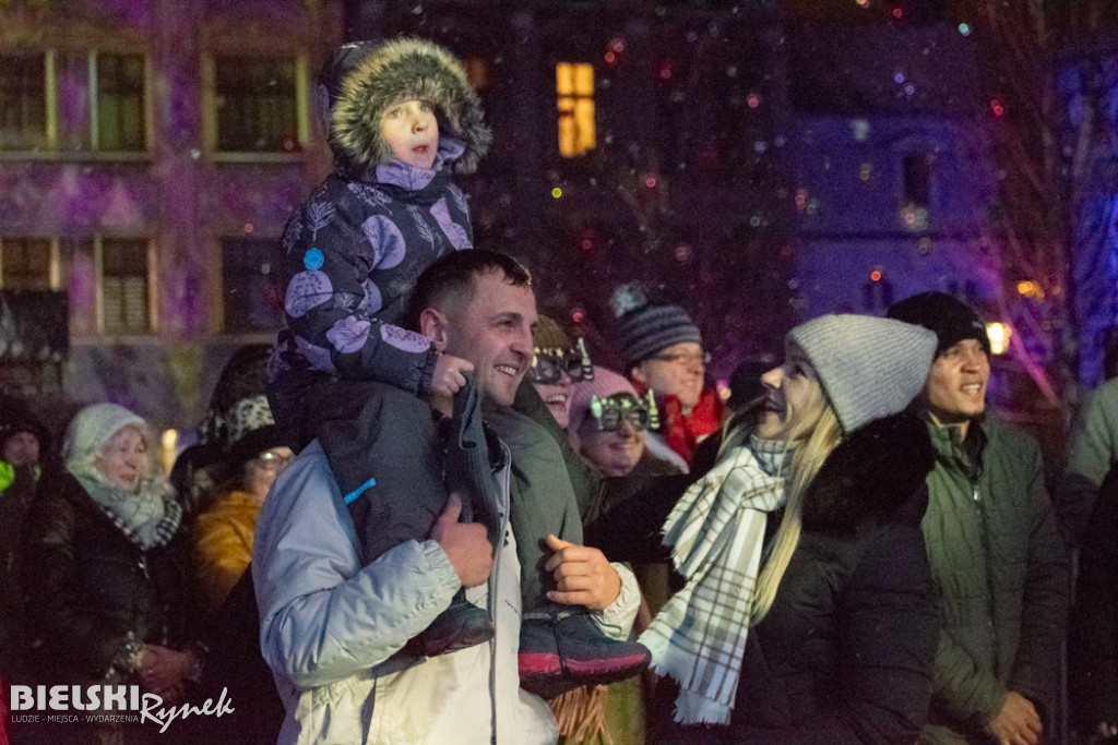Sylwester w Bielsku-Białej. Nowy Rok powitany na placu Wojska Polskiego