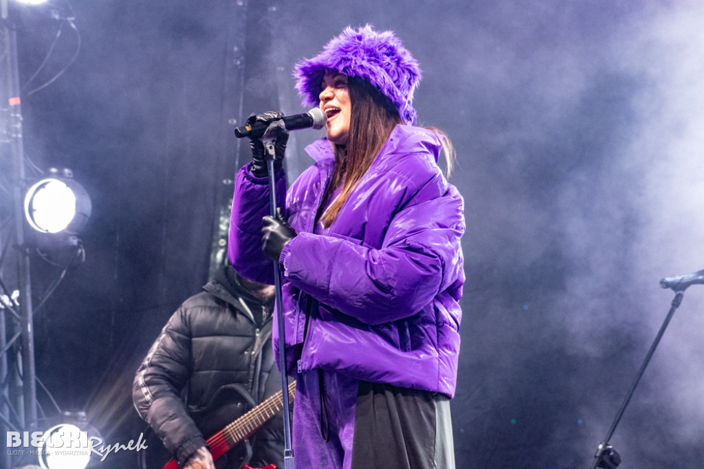 Sylwester w Bielsku-Białej. Nowy Rok powitany na placu Wojska Polskiego