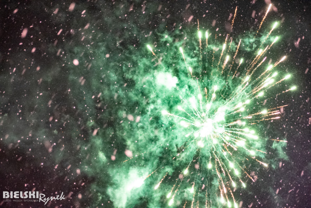 Sylwester w Bielsku-Białej. Nowy Rok powitany na placu Wojska Polskiego