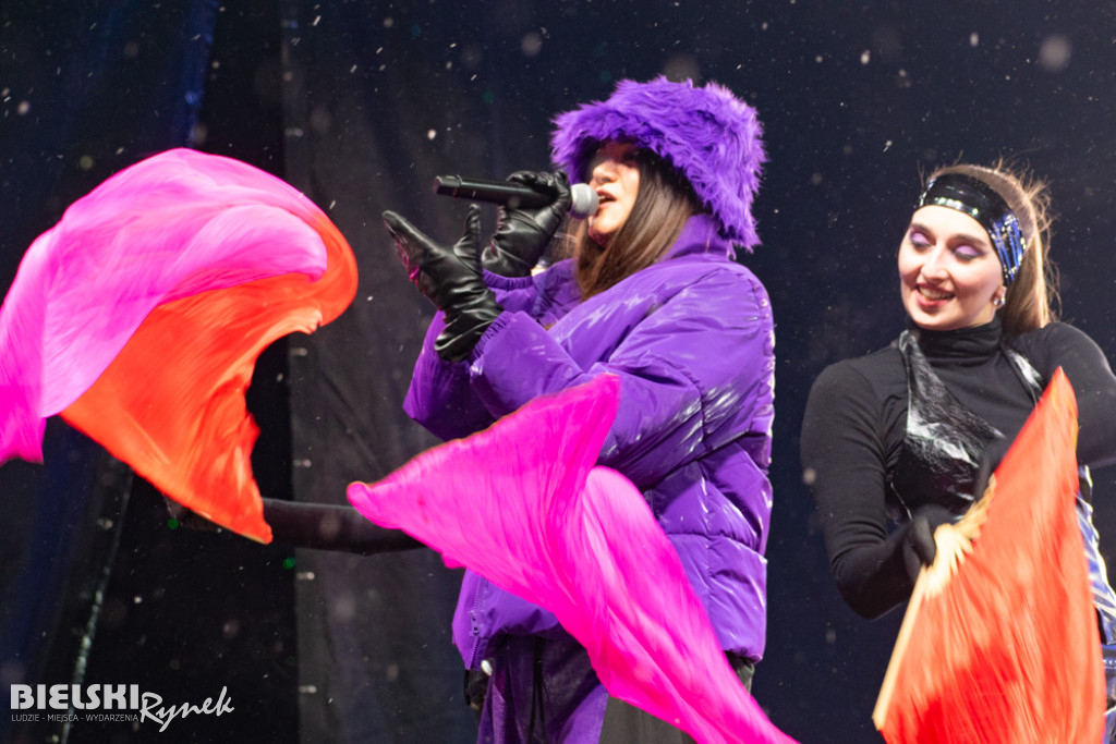 Sylwester w Bielsku-Białej. Nowy Rok powitany na placu Wojska Polskiego