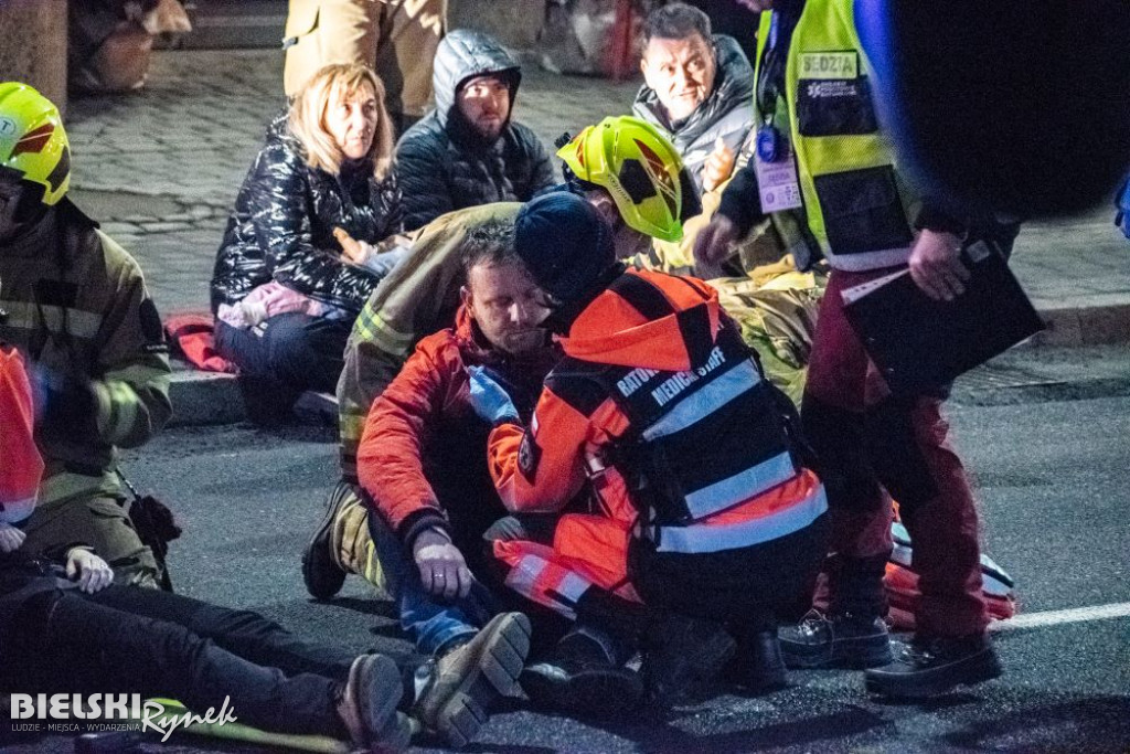 Nocne zawody załóg Ratownictwa Medycznego w Bielsku-Białej