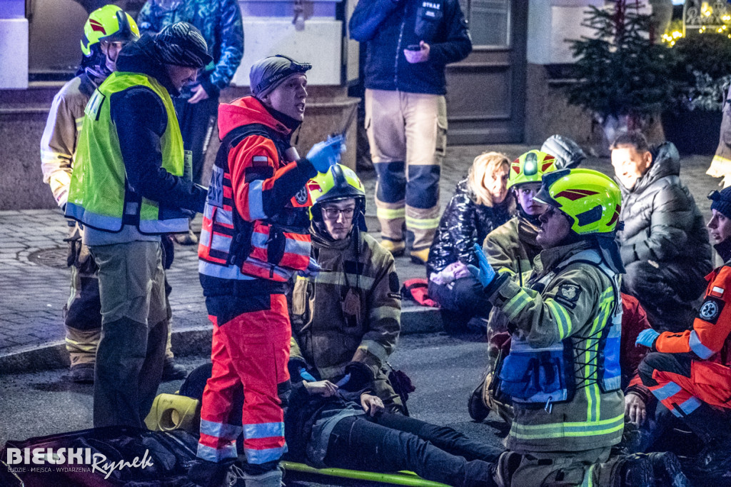 Nocne zawody załóg Ratownictwa Medycznego w Bielsku-Białej