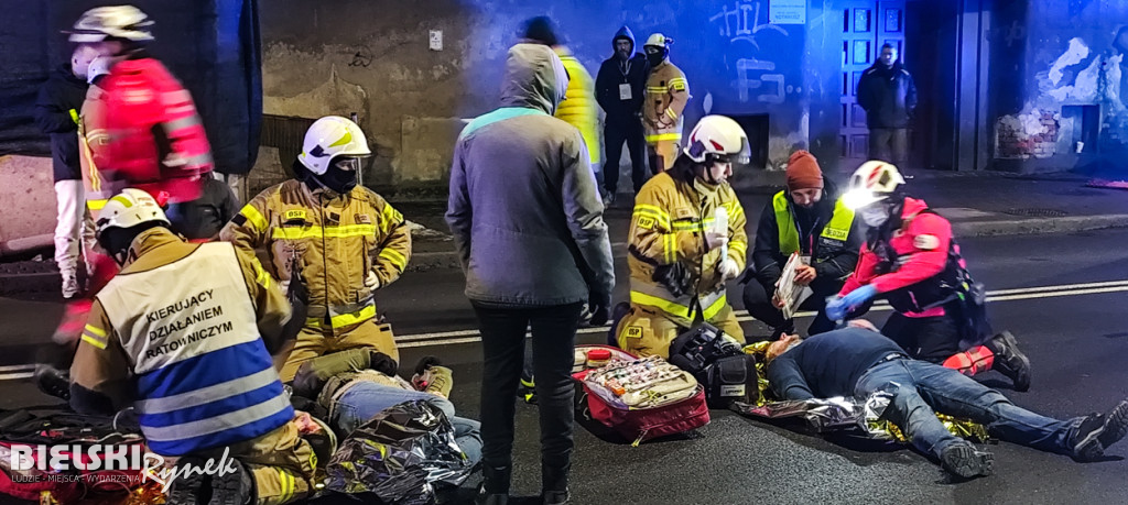 Nocne zawody załóg Ratownictwa Medycznego w Bielsku-Białej