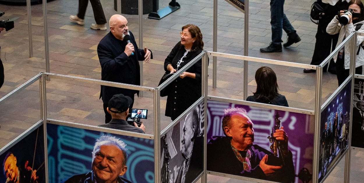 Nasz Michał Anioł w Galerii Sfera Wystawa poświęcona Michałowi Urbaniakowi – „Aniołowi Jazzu 2019”