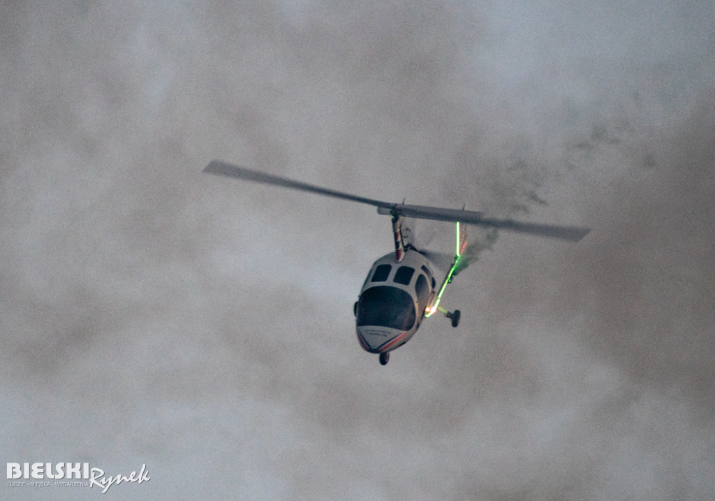 Ogień na niebie podczas Aerosplotów