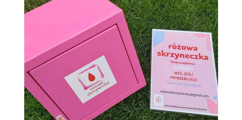 Różowa skrzyneczka
