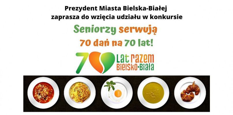 Konkurs na dania do książki kucharskiej 70 dań na 70 lat