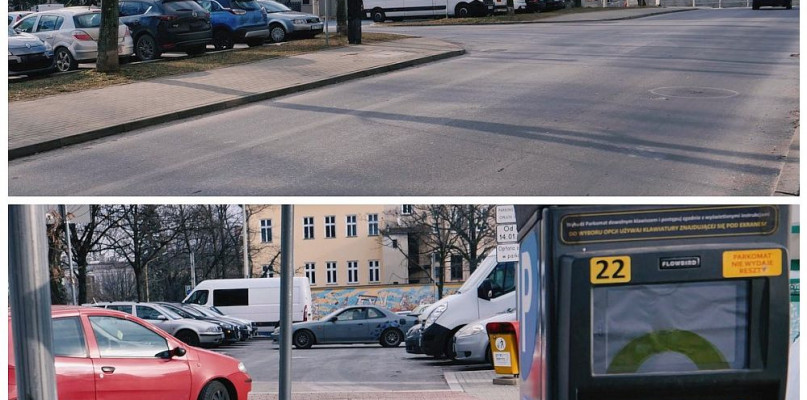 Nowy parking w strefie płatnego parkowania. Na skrzyżowaniu ulic Sienkiewicza i Słowackiego stanął parkomat