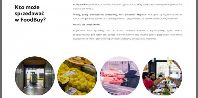 Do lokali gastronomicznych prosto od rolnika