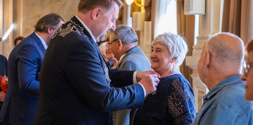 Pary jubilatów spotkały się z prezydentem Bielska-Białej