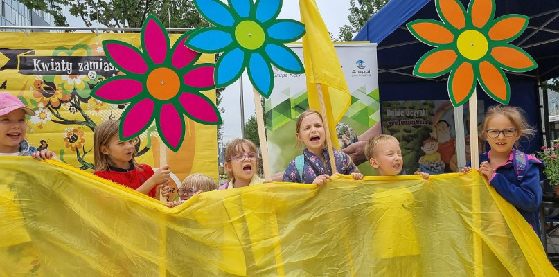 Akcja KWIATY ZAMIAST ŚMIECI – warsztaty i akcja sprzątania