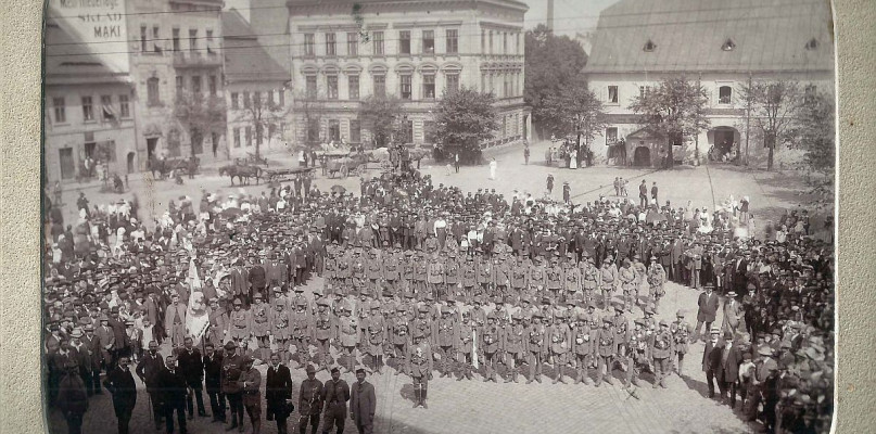 Sokół Atelier J. Kleinberger, Bielitz, Schlossgarte, ze zbiorów Jacka Kachla
