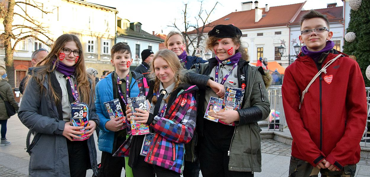 fot. BR / Wolontariusze na Starówce / WOŚP2020