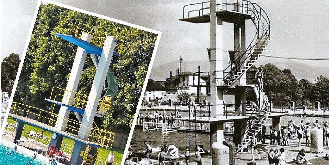 Pływacka perełka z beskidzką panoramą - unikatowe nagrania filmowe