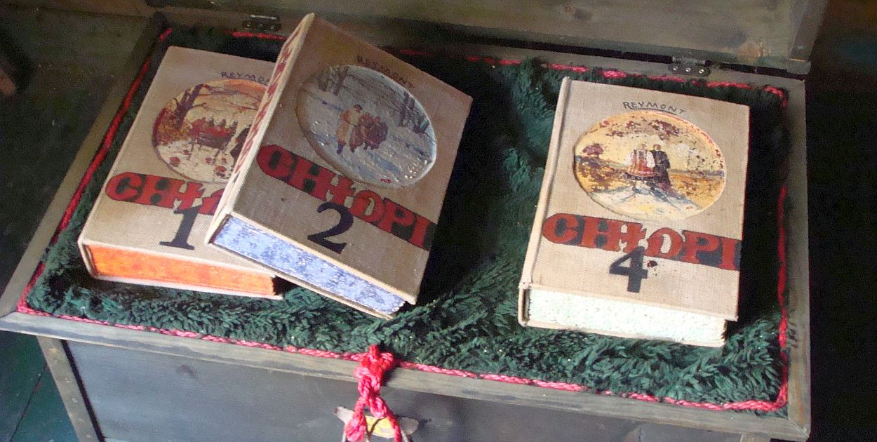 Wnętrze Muzeum Literatury im. Wł. Reymonta przy ulicy Pankiewicza 1 - 2015 r.