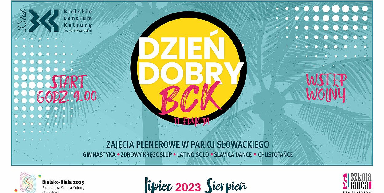 Plakat organizatora