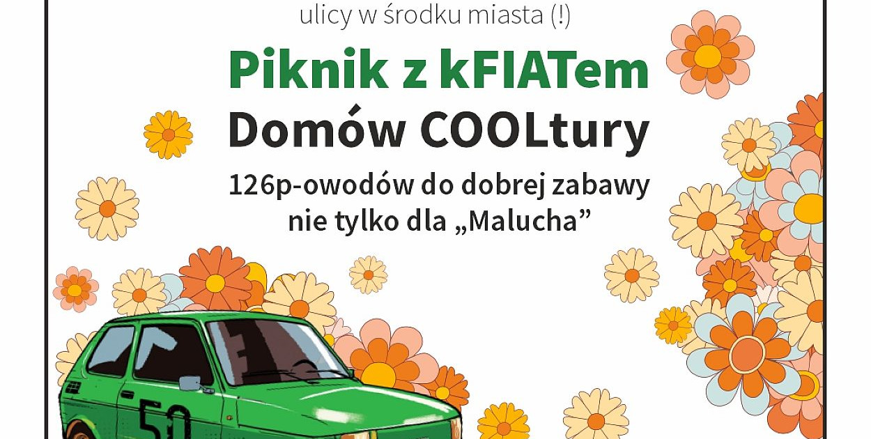 Plakat organizatora