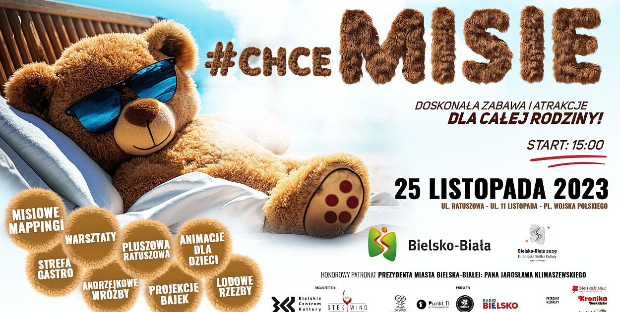 Plakat organizatora