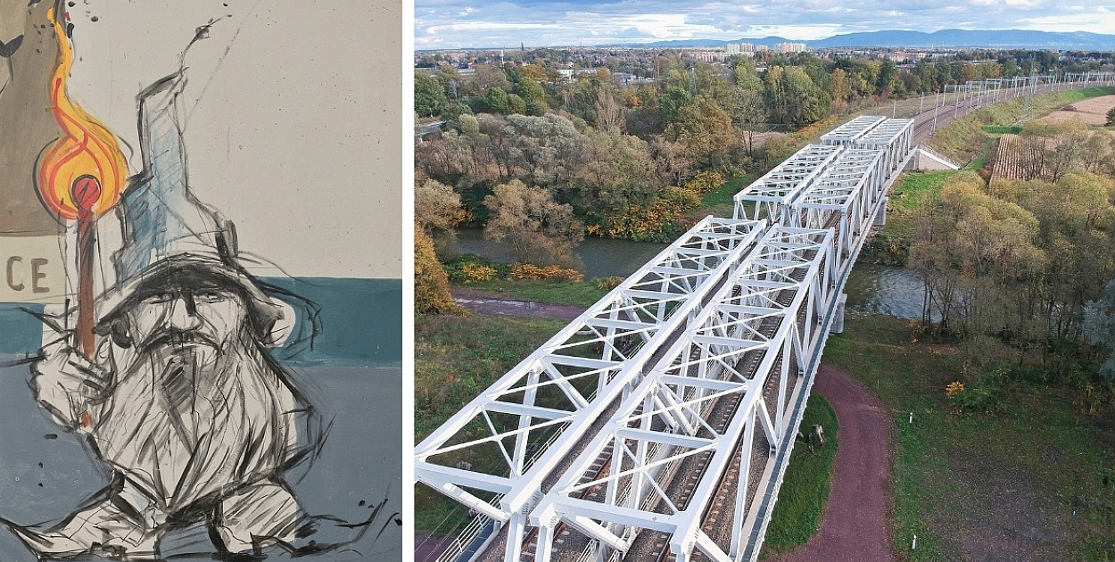 Podziemne murale kolejowe - atrakcje plastyczne i inwestycyjne [przedruk]
