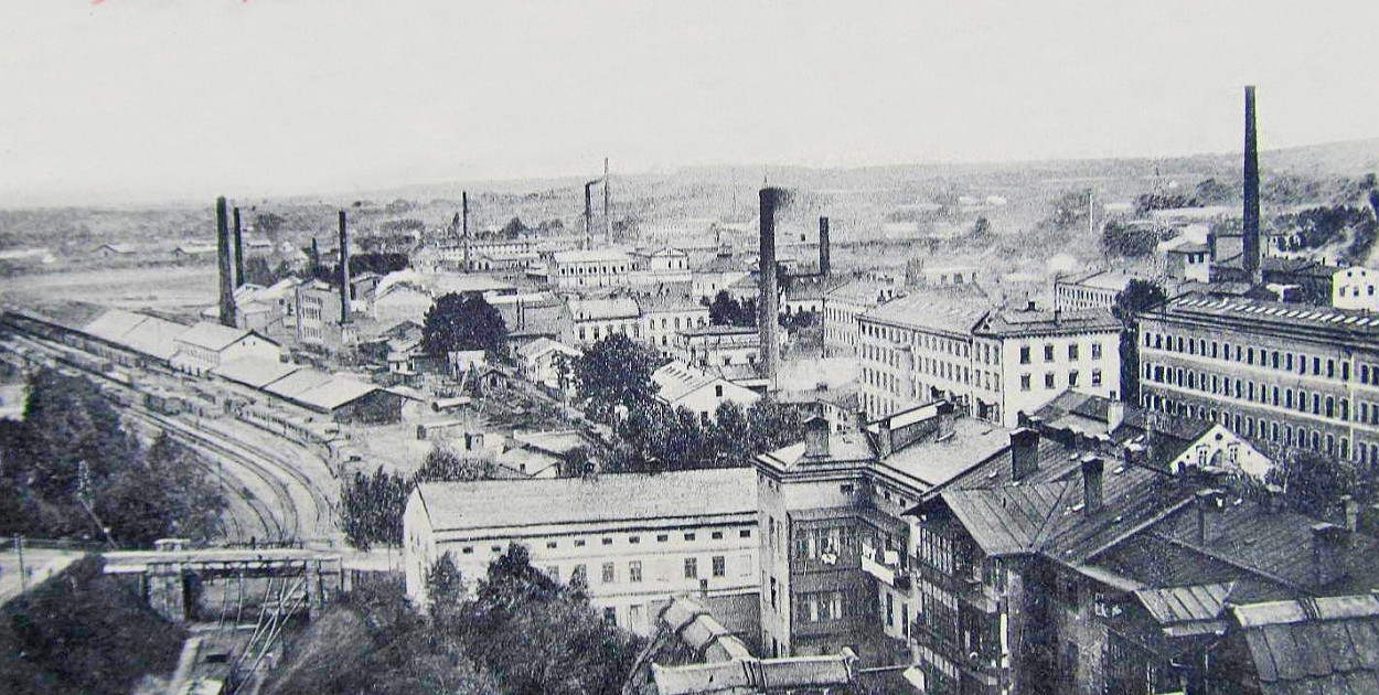 Panorama dawnego Bielska i Białej