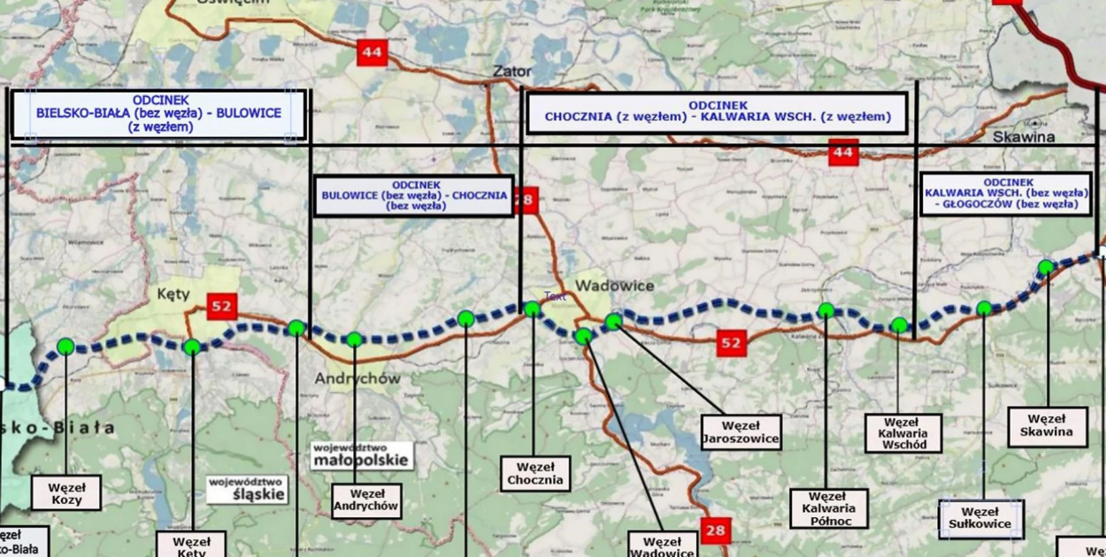 Beskidzka Droga Integracyjna – rusza przetarg na pierwszy odcinek trasy S52