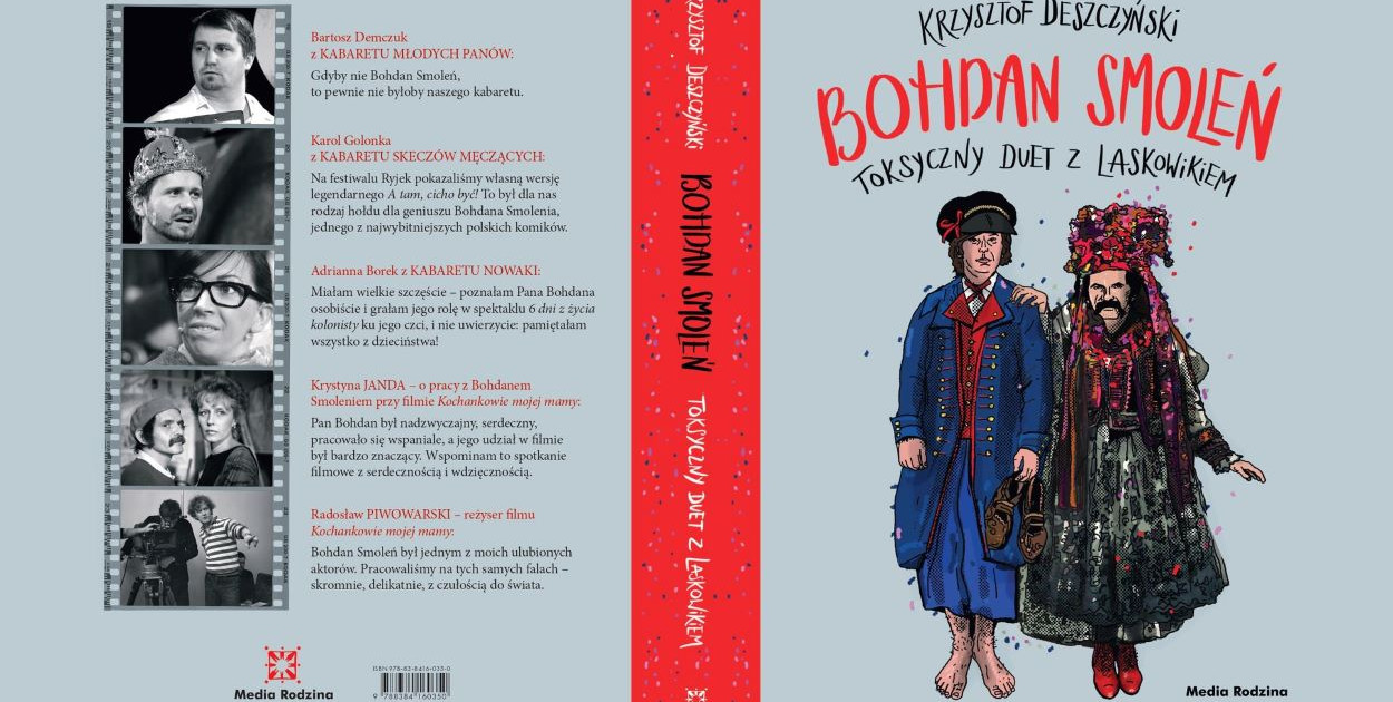 Okładka książki o Bohdanie Smoleniu / autor Krzysztof Deszczyński