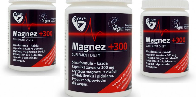 Magnez+300 duńskiej firmy Biosym
