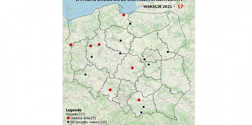 wakacyjna mapa śmierci