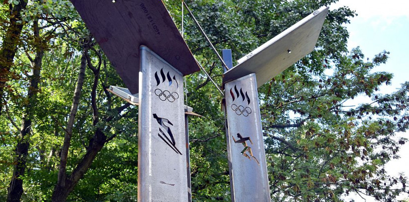 Bulwary Straceńskie - galeria bielskich olimpijczyków