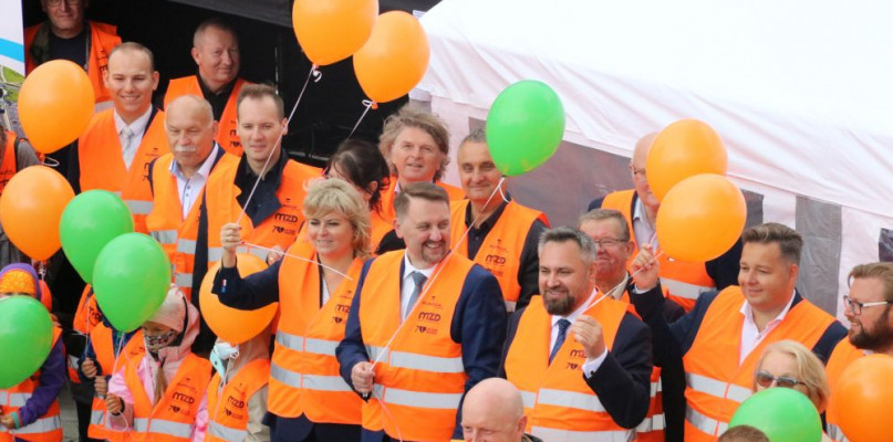 Uroczyste zakończenie inwestycji drogowej na ulicy Cieszyńskiej w Bielsku-Białej