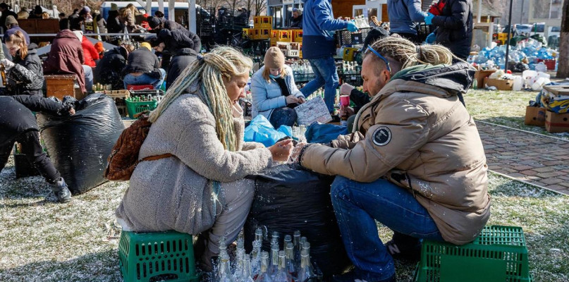 unikatowe zdjęcia z ogarniętego wojną Kijowa i Charkowa