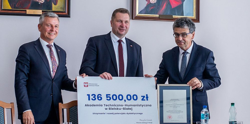 Minister Czarnek z roboczą wizytą w ATH