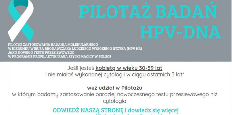 Pilotażowy program badań w kierunku raka piersi i raka szyjki macicy. Badania można będzie wykonać w Centrum Medycznym Supra-Med w Bielsku-Białej i w poradniach w Wilkowicach.