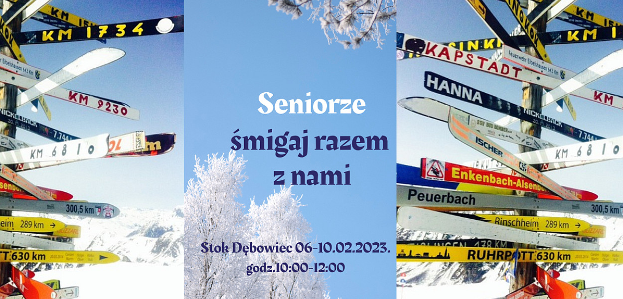 Zaproszenie na bezpłatne warsztaty narciarskie dla Seniorów