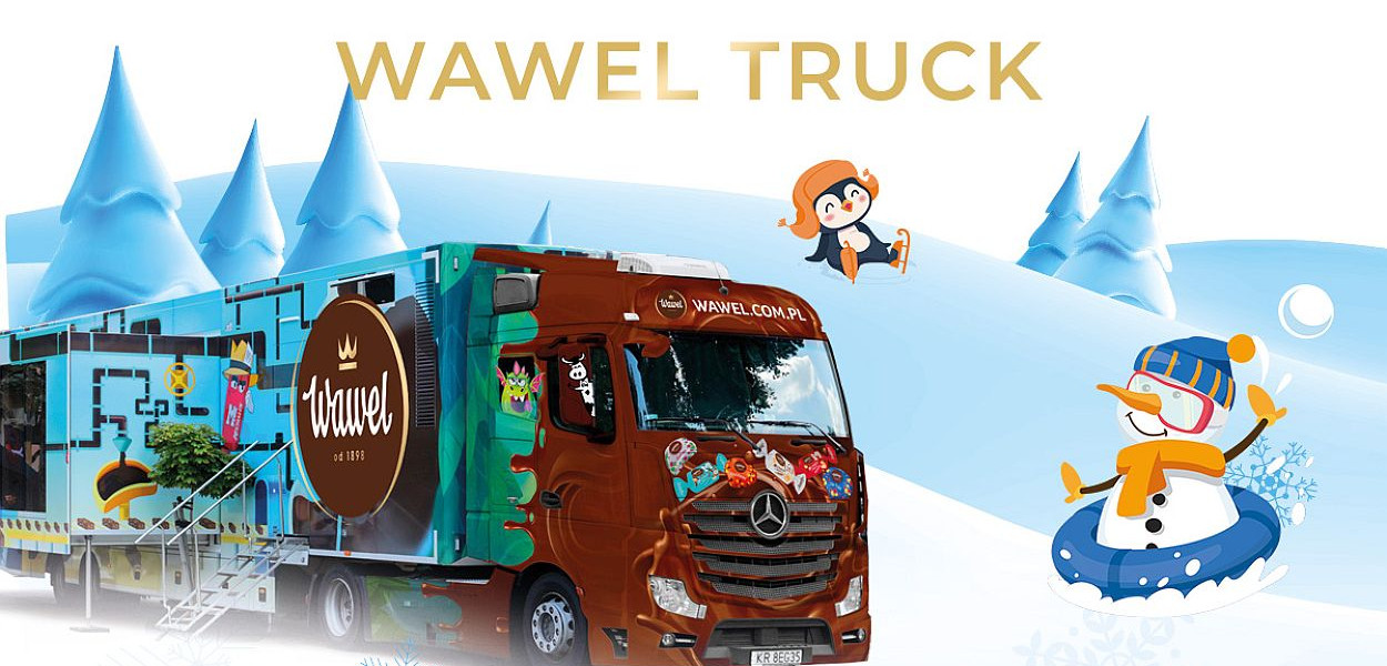 Wawel Truck w trasie! Ciężarówka pełna słodyczy i dobrej zabawy będzie towarzyszyć Pucharowi Reksia