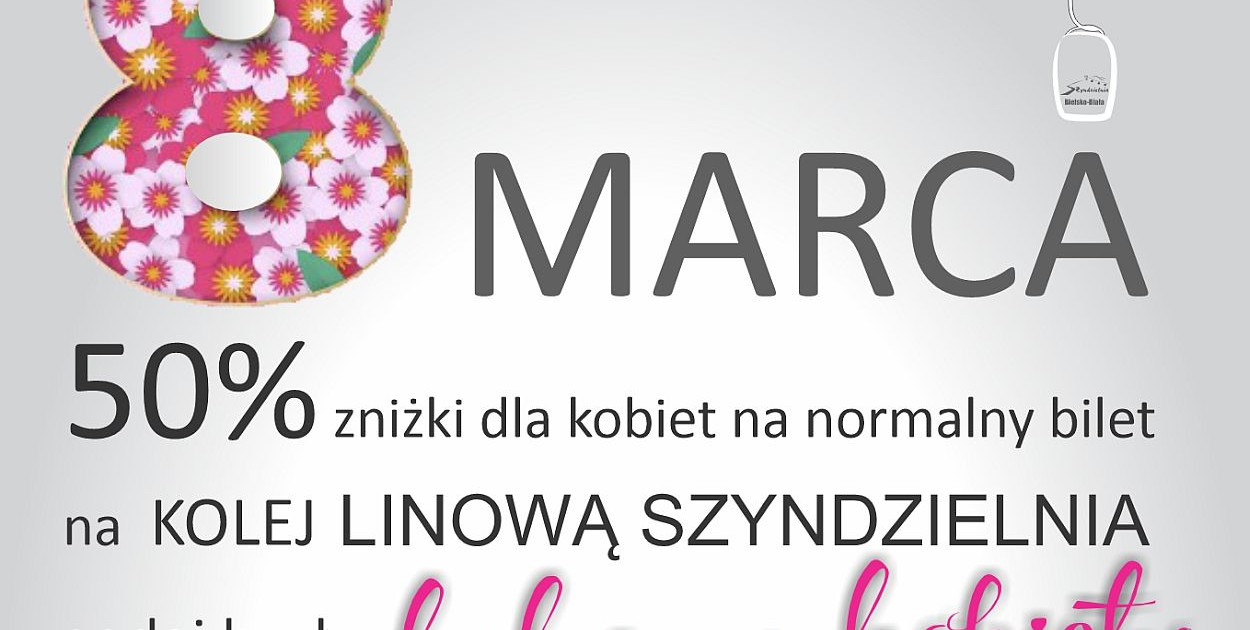 Prezent na Dzień Kobiet ma dla pań kolejka linowa na Szyndzielnię. Wyjazd na szczyt za połowę ceny na hasło "kolej na kobiety".